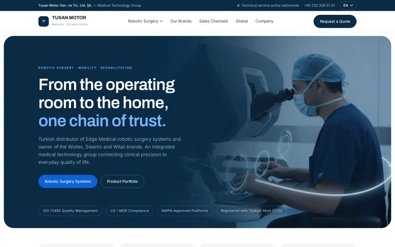Tusan Motor (tusanmotor.com) ana sayfa ekran görüntüsü
